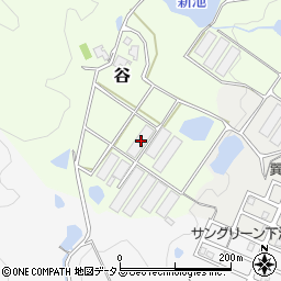 兵庫県淡路市谷158周辺の地図