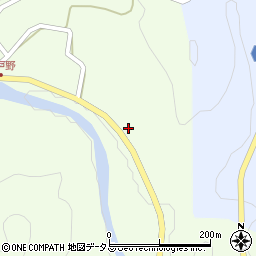 広島県東広島市河内町戸野372-1周辺の地図