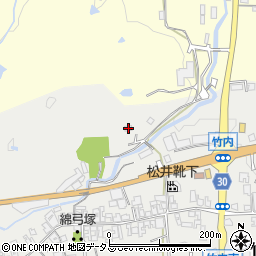 奈良県葛城市竹内1716-1周辺の地図