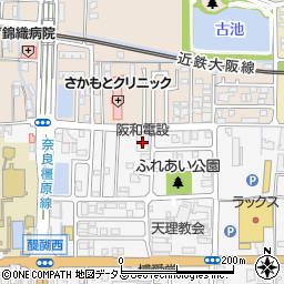 阪和電設兪八木倉庫周辺の地図