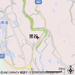兵庫県淡路市黒谷1219周辺の地図