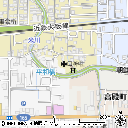 奈良県橿原市山之坊町306周辺の地図