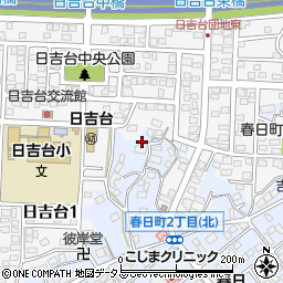 広島県福山市春日町吉田周辺の地図