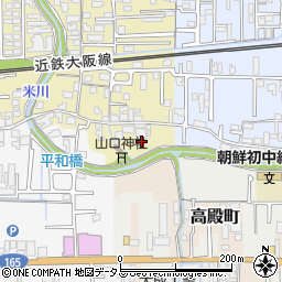 奈良県橿原市山之坊町297周辺の地図