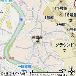 大阪府南河内郡河南町東山822周辺の地図