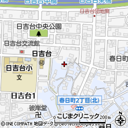 広島県福山市春日町（吉田）周辺の地図