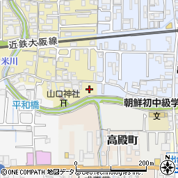 奈良県橿原市山之坊町293-2周辺の地図