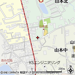 大阪府大阪狭山市山本北1204-6周辺の地図