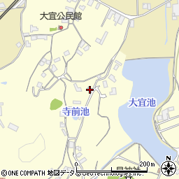 岡山県笠岡市大宜1415-2周辺の地図
