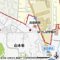 大阪府大阪狭山市山本東538周辺の地図