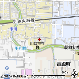 奈良県橿原市山之坊町298周辺の地図