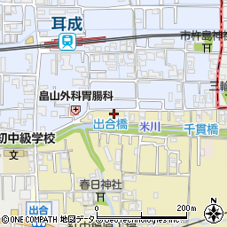 奈良県橿原市出合町219-4周辺の地図