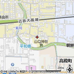 奈良県橿原市山之坊町317周辺の地図