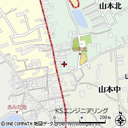大阪府大阪狭山市山本北1208周辺の地図