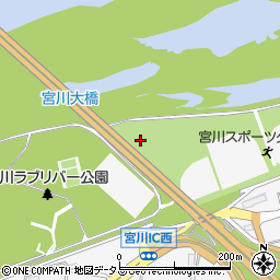 宮川大橋周辺の地図