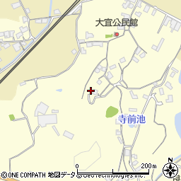 岡山県笠岡市大宜周辺の地図