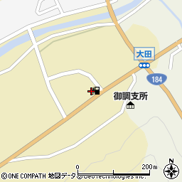 広島県尾道市御調町大田35周辺の地図