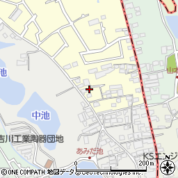 大阪府堺市中区福田142周辺の地図