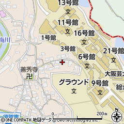 大阪府南河内郡河南町東山858周辺の地図