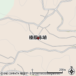 奈良県宇陀市榛原赤埴周辺の地図