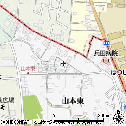 大阪府大阪狭山市山本東564周辺の地図