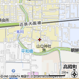 奈良県橿原市山之坊町314周辺の地図