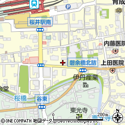 桜井停車場線周辺の地図