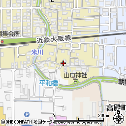 奈良県橿原市山之坊町316周辺の地図