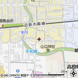 奈良県橿原市山之坊町336周辺の地図