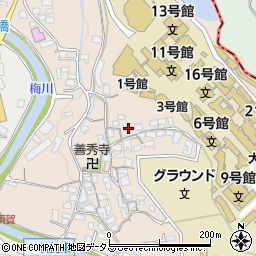 大阪府南河内郡河南町東山832周辺の地図