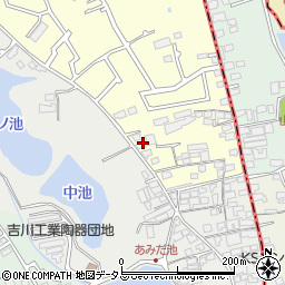 大阪府堺市中区福田145周辺の地図