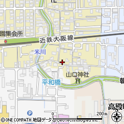 奈良県橿原市山之坊町336-1周辺の地図