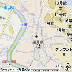 大阪府南河内郡河南町東山824周辺の地図