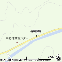 広島県東広島市河内町戸野729-1周辺の地図