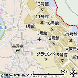 大阪府南河内郡河南町東山857周辺の地図