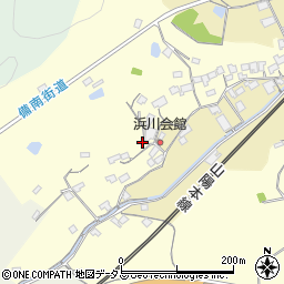岡山県笠岡市大宜1845周辺の地図
