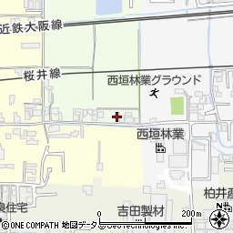 奈良県桜井市東新堂3周辺の地図