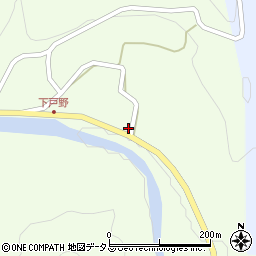 広島県東広島市河内町戸野376周辺の地図