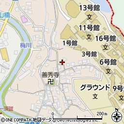 大阪府南河内郡河南町東山834周辺の地図