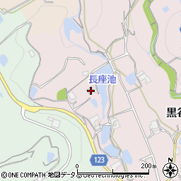 兵庫県淡路市黒谷1559周辺の地図