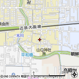 奈良県橿原市山之坊町341周辺の地図