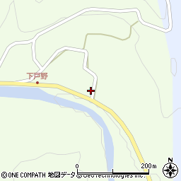 広島県東広島市河内町戸野377周辺の地図