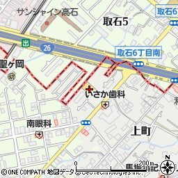 サンドラッグ和泉上町店周辺の地図
