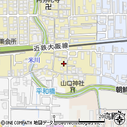 奈良県橿原市山之坊町340-3周辺の地図