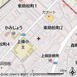 東助松2号公園周辺の地図