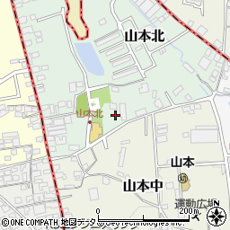 大阪府大阪狭山市山本北1345周辺の地図