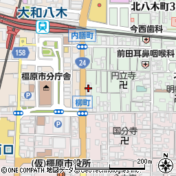 ニッポンレンタカー大和八木駅前営業所周辺の地図