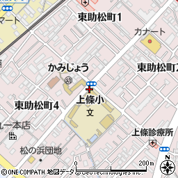 大阪府泉大津市東助松町周辺の地図