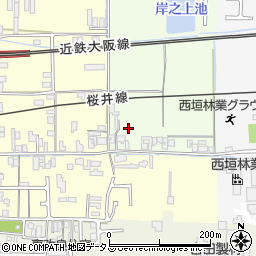 奈良県桜井市東新堂18周辺の地図