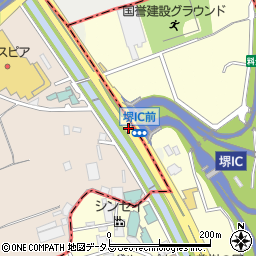 堺ＩＣ前周辺の地図